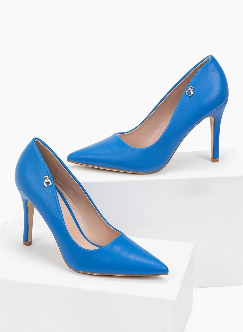 The Fashion Project Γόβες μυτερές με μεταλλικό στοιχείο - Μπλε - Image 6