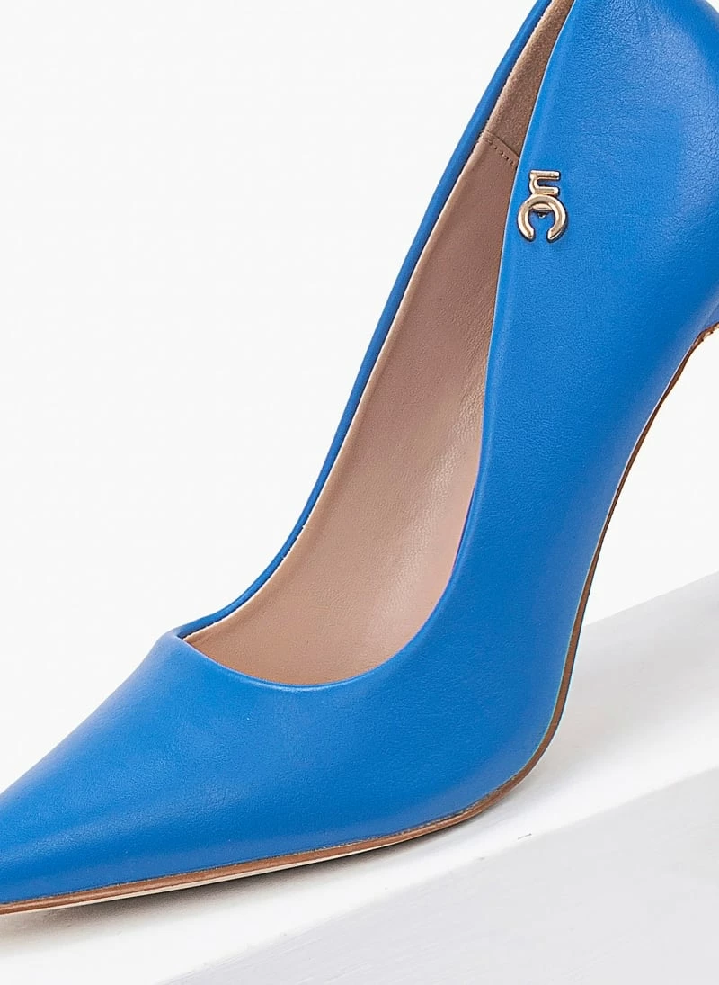 The Fashion Project Γόβες μυτερές με μεταλλικό στοιχείο - Μπλε - Image 5