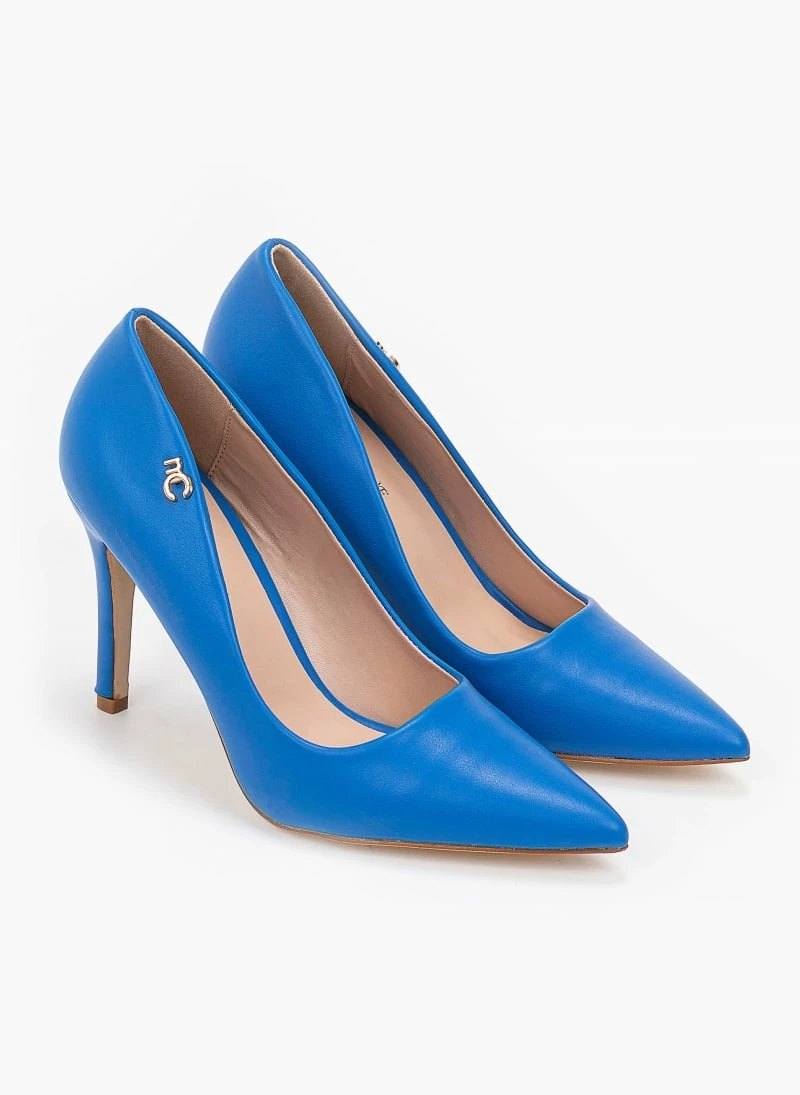 The Fashion Project Γόβες μυτερές με μεταλλικό στοιχείο - Μπλε - Image 3