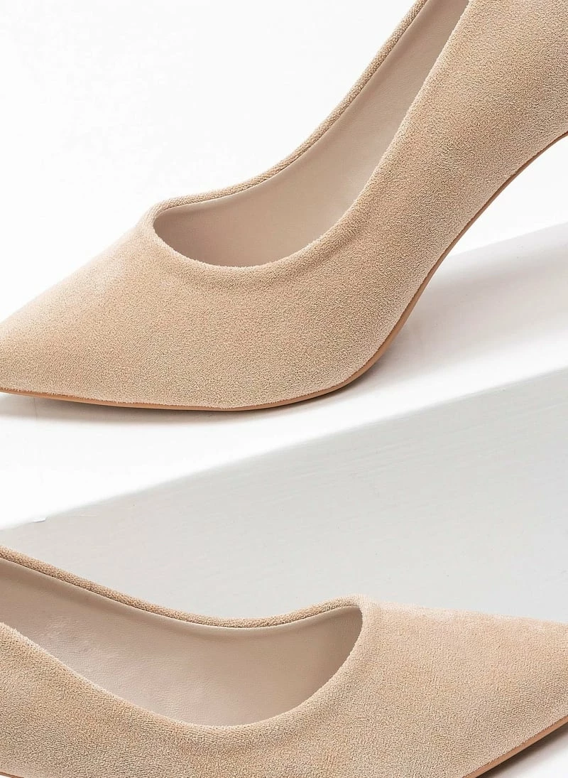 The Fashion Project Γόβες Suede με λεπτό τακούνι - Μπεζ - Image 3