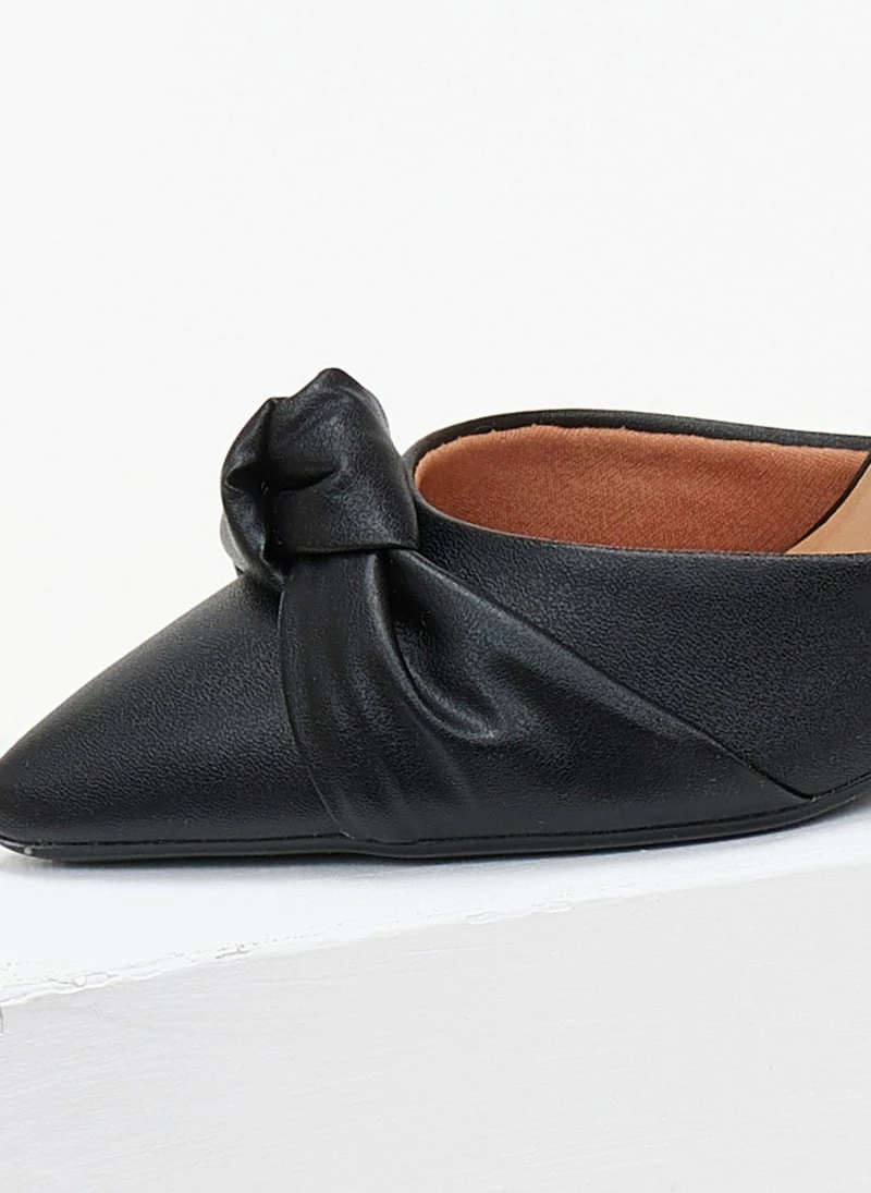 Γόβες με μπαρέτα και κόμπο VIZZANO 1285.424 - Μαύρο - Image 6