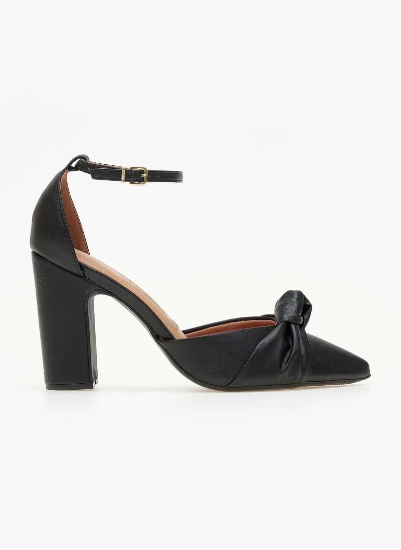 Γόβες με μπαρέτα και κόμπο VIZZANO 1285.424 - Μαύρο - Image 2