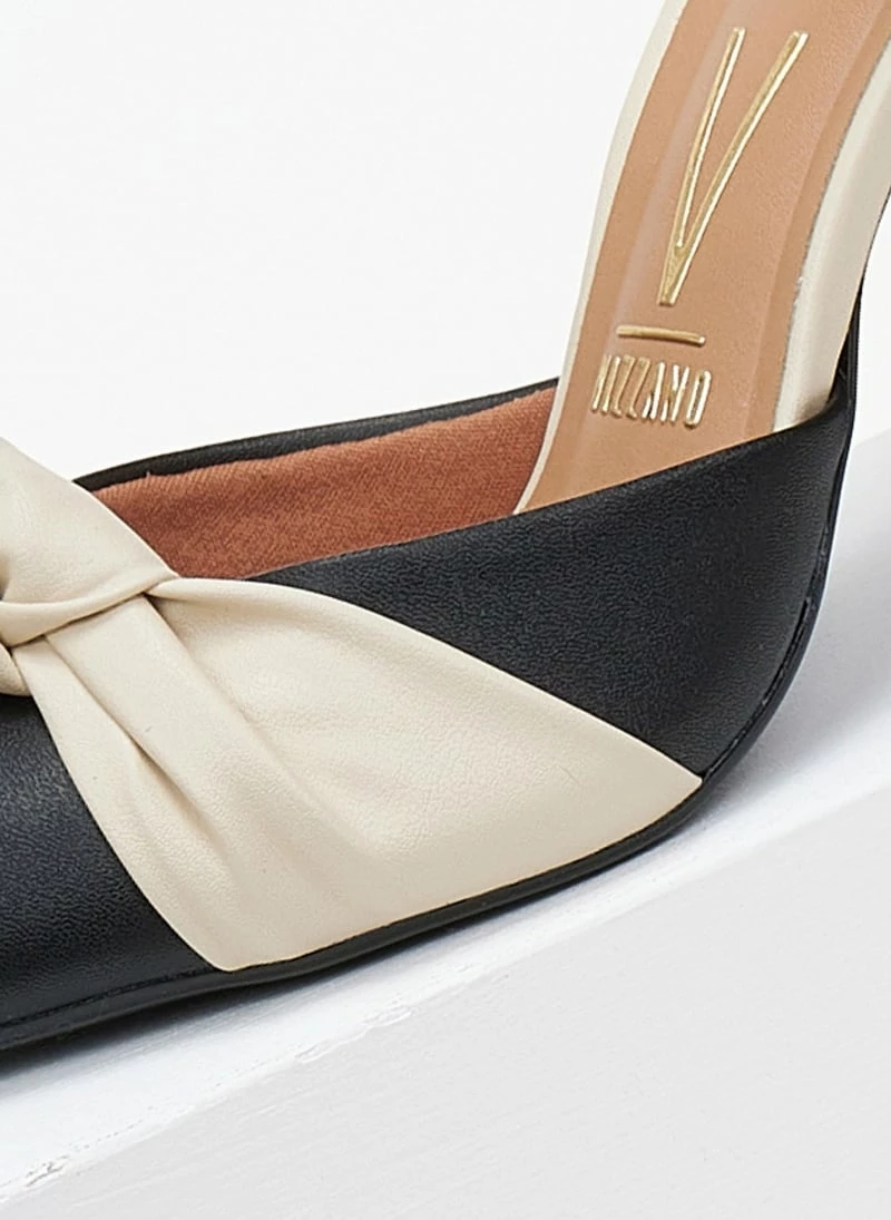 Γόβες με μπαρέτα και κόμπο VIZZANO 1285.424 - Μαύρο/Μπεζ - Image 6