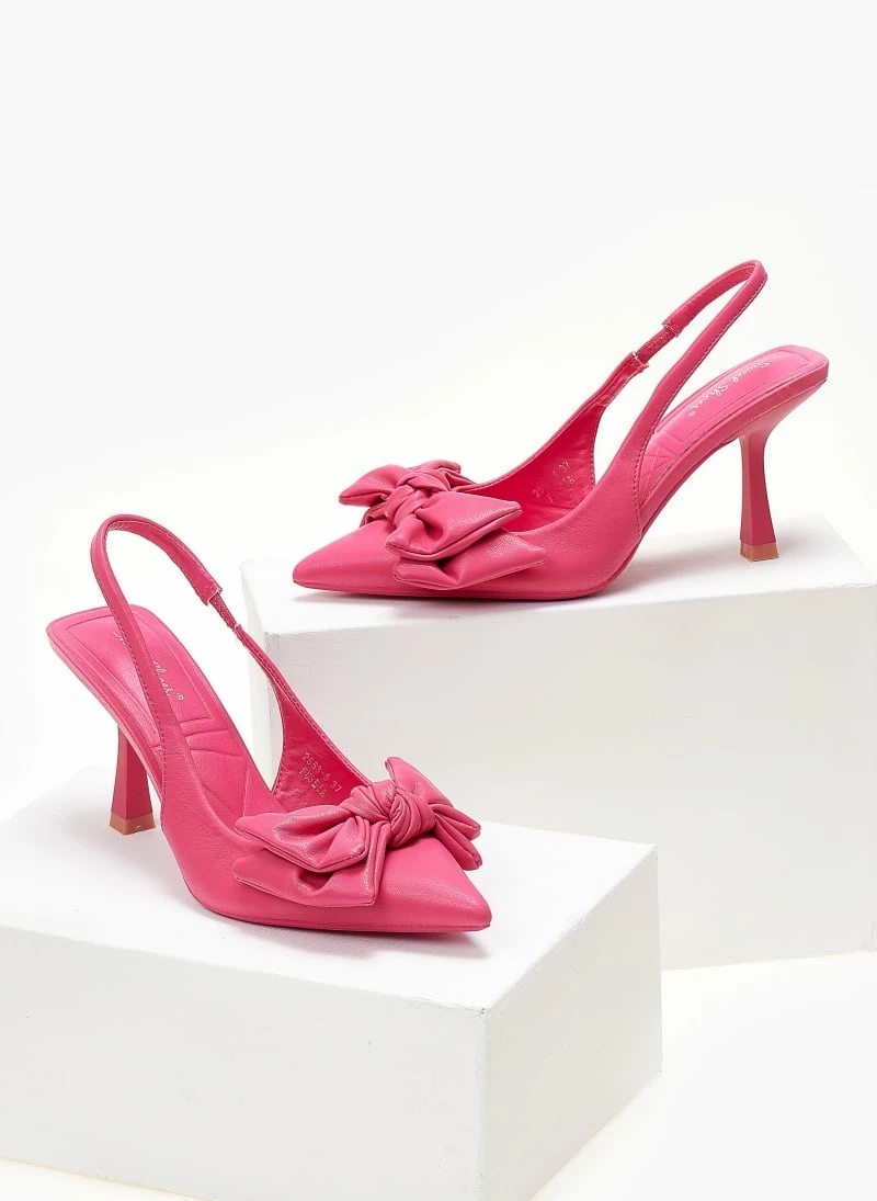 The Fashion Project Γόβες μυτερές με Oversize φιόγκο - Φούξια - Image 3