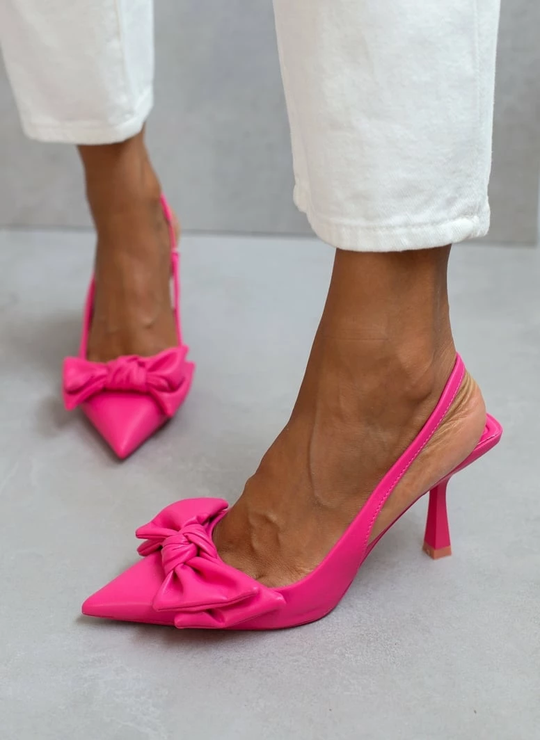 The Fashion Project Γόβες μυτερές με Oversize φιόγκο - Φούξια - Image 7