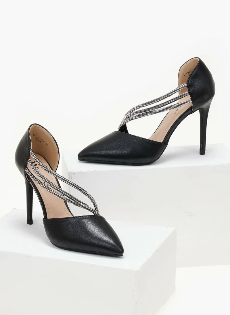 The Fashion Project Γόβες μυτερές με Strass - Μαύρο - Image 5