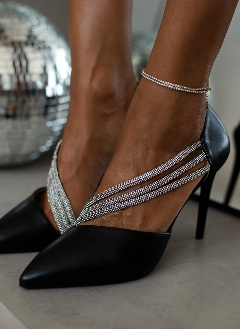 The Fashion Project Γόβες μυτερές με Strass - Μαύρο - Image 4