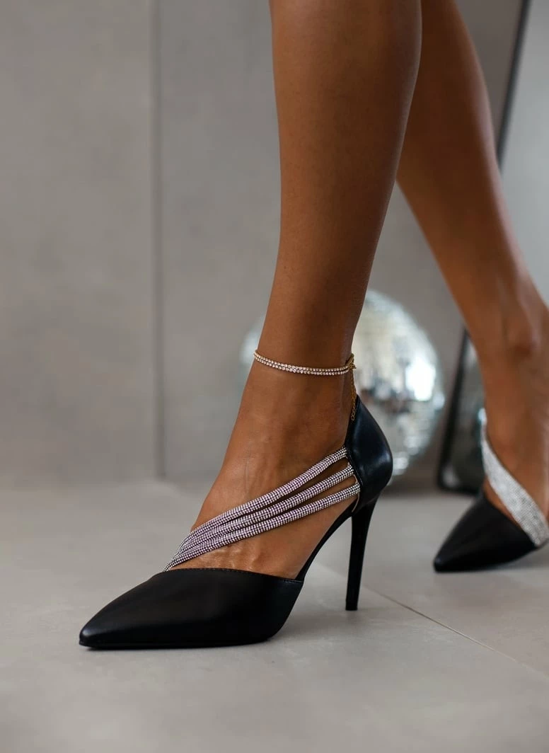 The Fashion Project Γόβες μυτερές με Strass - Μαύρο - Image 7