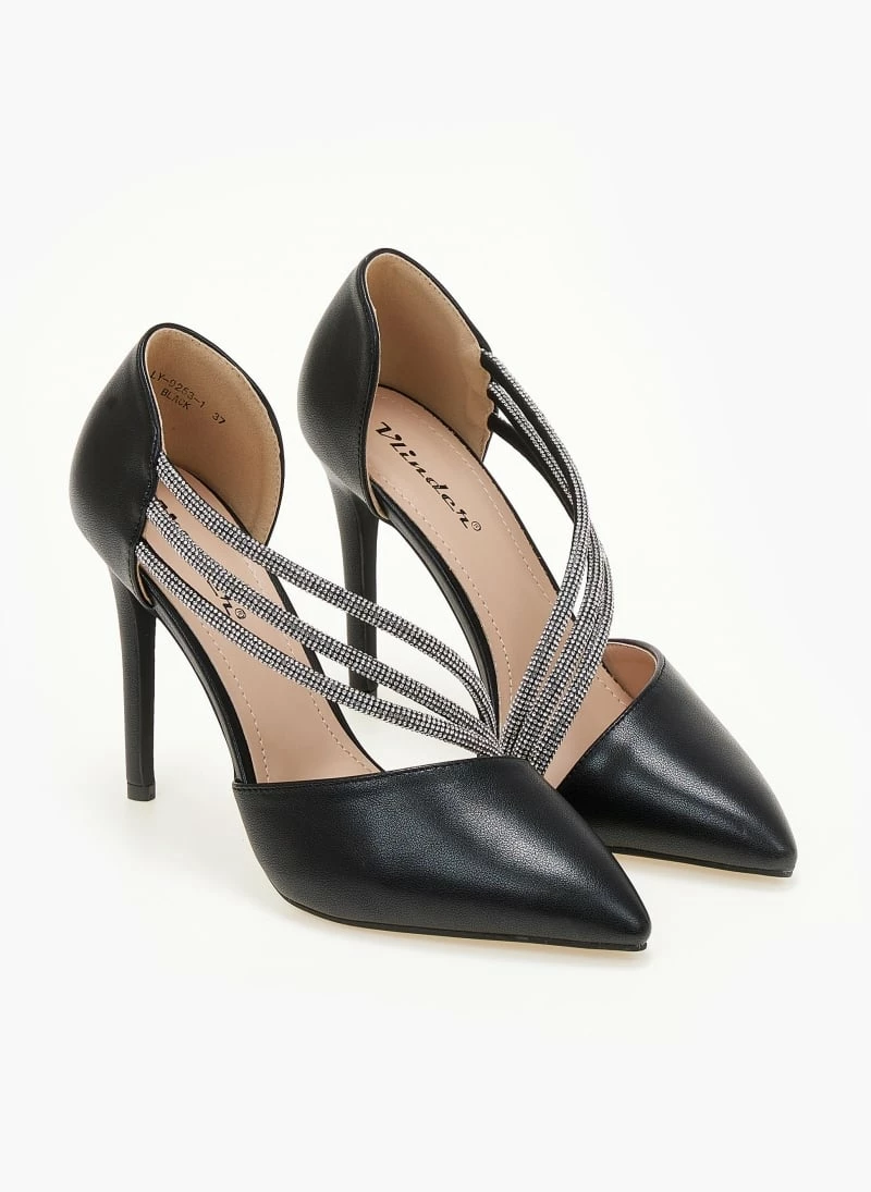 The Fashion Project Γόβες μυτερές με Strass - Μαύρο - Image 6