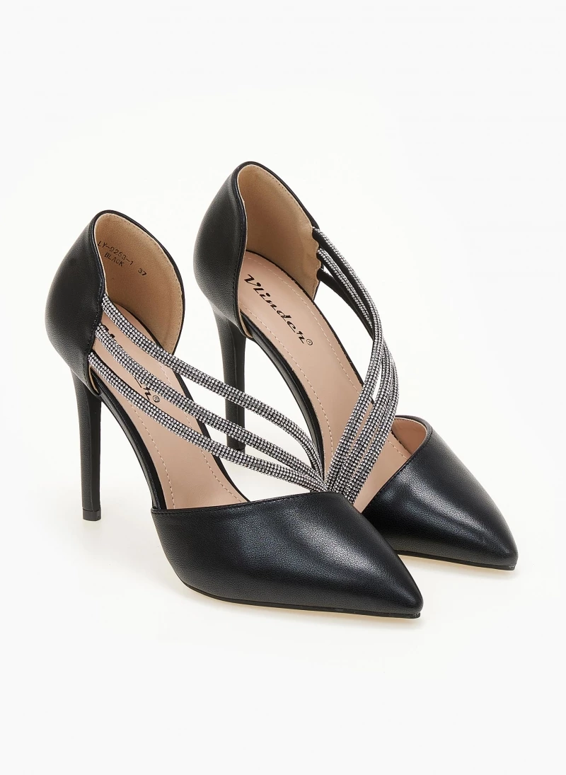 The Fashion Project Γόβες μυτερές με Strass - Μαύρο - Image 6