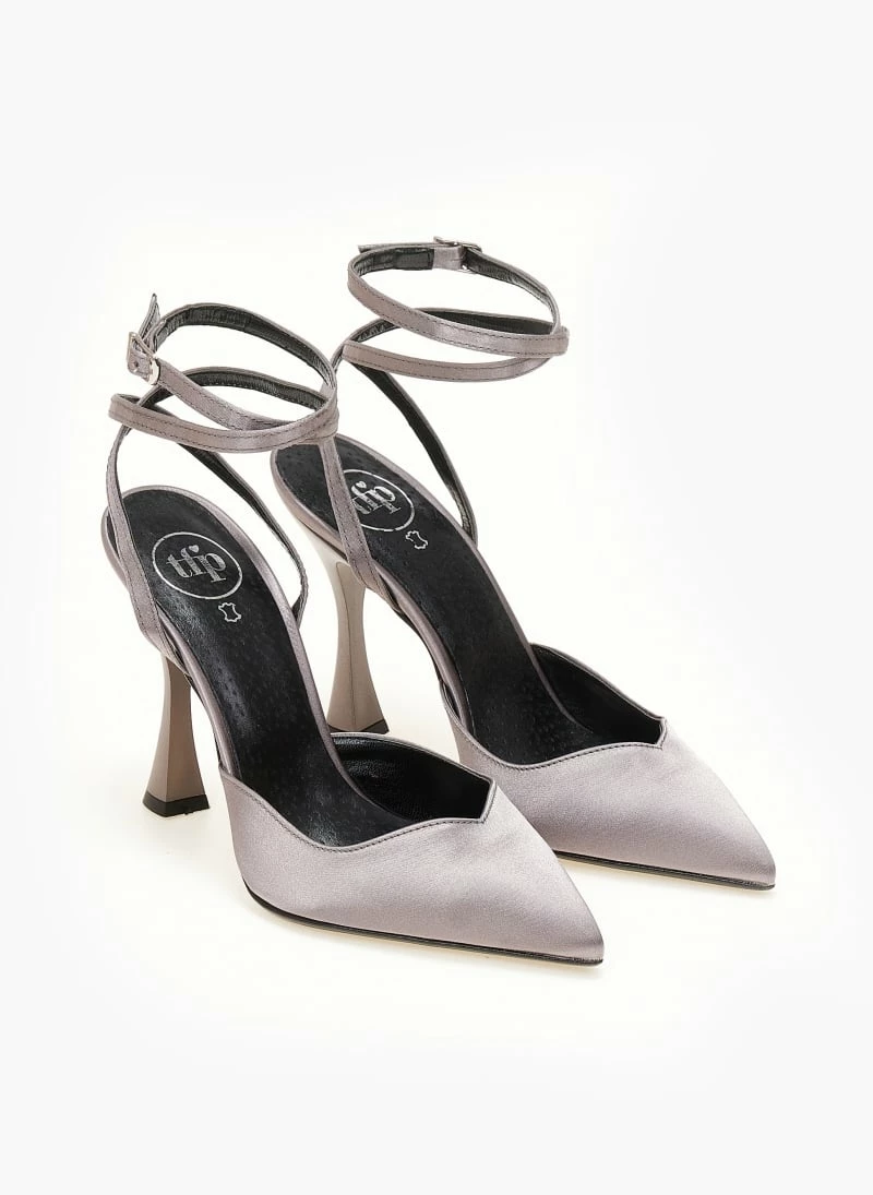 Γόβες μυτερές με χιαστί δέσιμο Tfp - Ατσαλί - Image 2