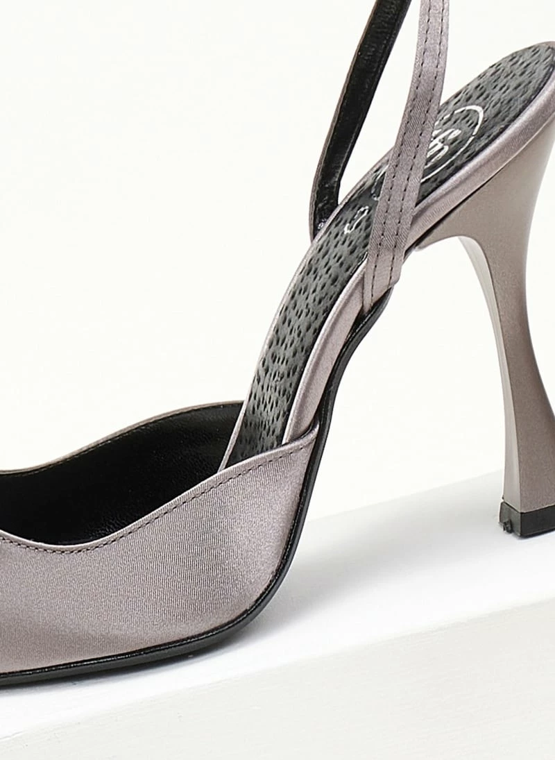 Γόβες μυτερές με χιαστί δέσιμο Tfp - Ατσαλί - Image 5