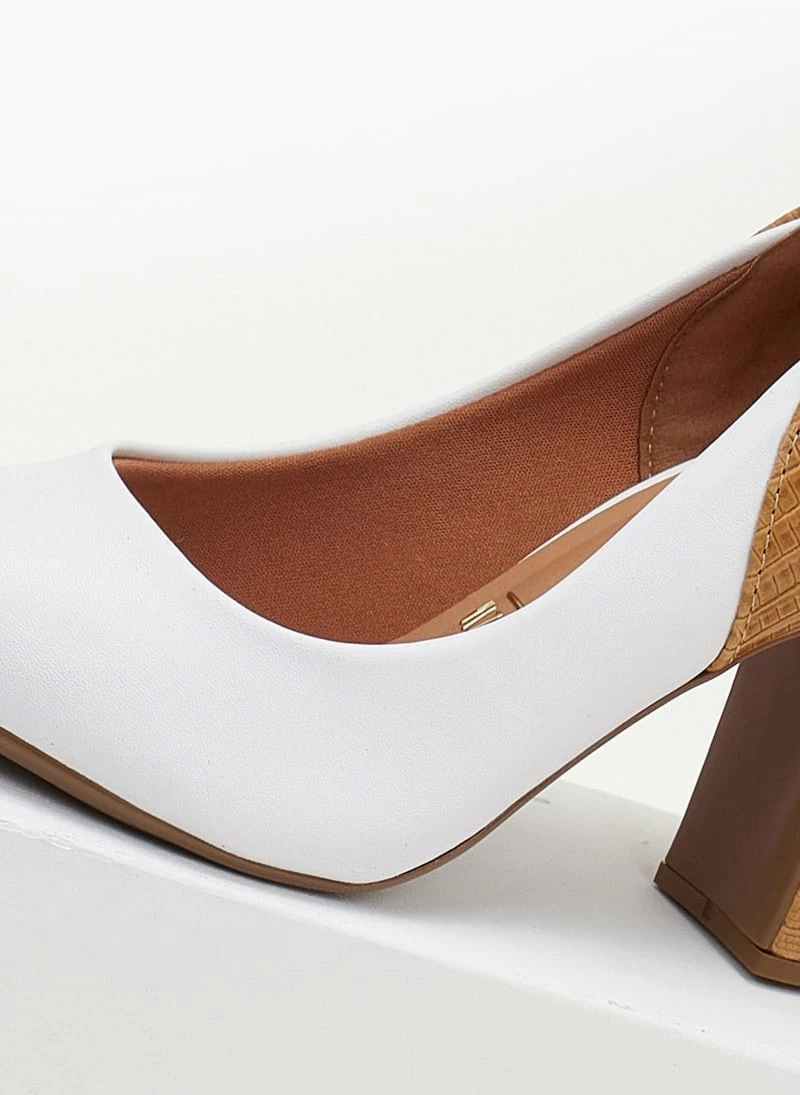 Γόβες μυτερές με διχρωμία VIZZANO 1285.431 - Caramel - Image 5