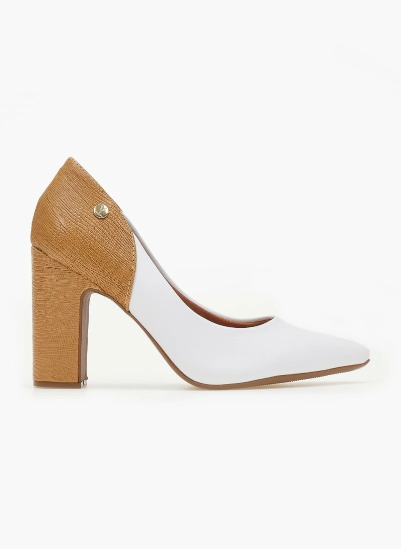 Γόβες μυτερές με διχρωμία VIZZANO 1285.431 - Caramel - Image 6