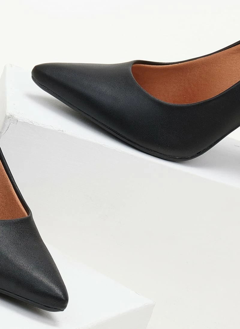 Γόβες μυτερές με ανάγλυφο σχέδιο VIZZANO 1285.431 - Μαύρο - Image 5