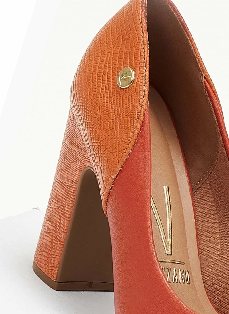 Γόβες μυτερές με ανάγλυφο σχέδιο VIZZANO 1285.431 - Κεραμιδί - Image 6