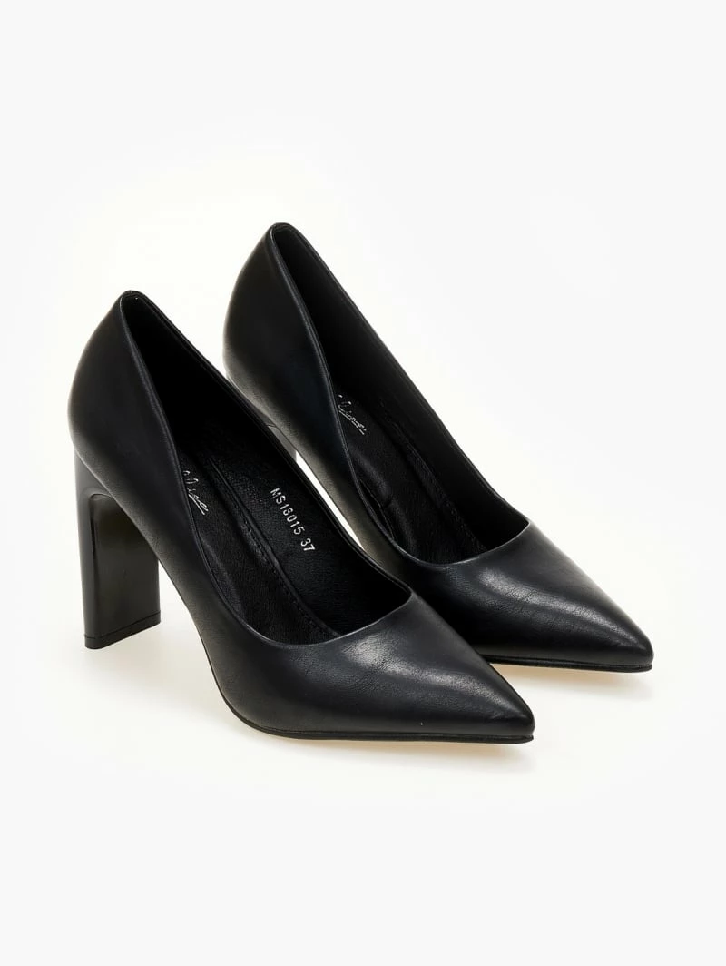 The Fashion Project Γόβες μυτερές με γυαλιστερό τακούνι - Μαύρο - Image 3