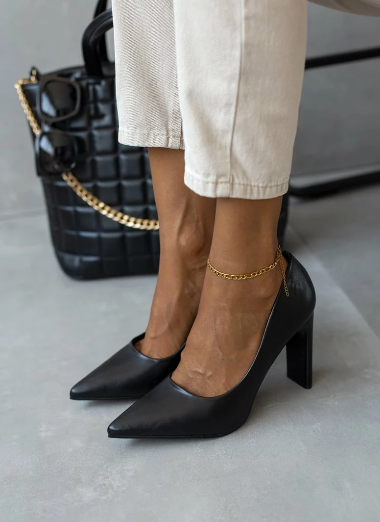 The Fashion Project Γόβες μυτερές με γυαλιστερό τακούνι - Μαύρο - Image 7