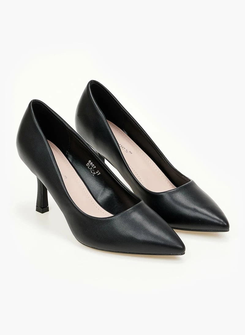 The Fashion Project Γόβες μυτερές με λεπτό τακούνι - Μαύρο - Image 6