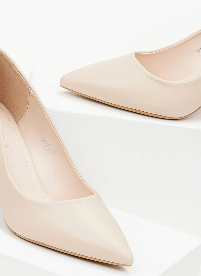 The Fashion Project Γόβες μυτερές με λεπτό τακούνι - Μπεζ - Image 6