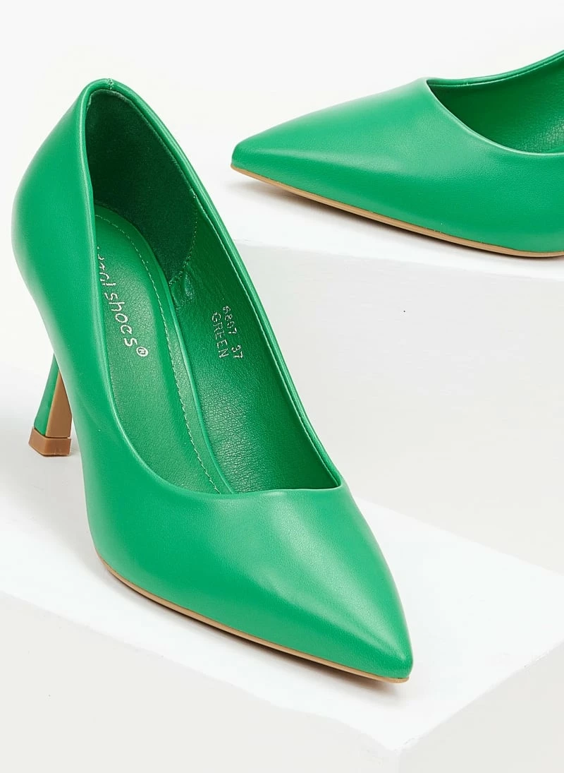 The Fashion Project Γόβες μυτερές με λεπτό τακούνι - Πράσινο - Image 3