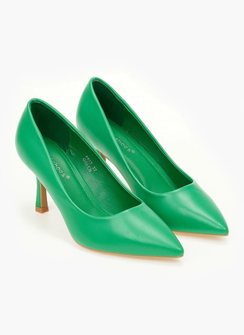 The Fashion Project Γόβες μυτερές με λεπτό τακούνι - Πράσινο - Image 7