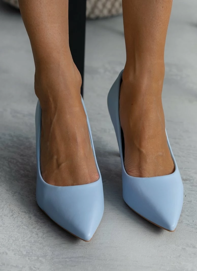 The Fashion Project Γόβες μυτερές με λεπτό τακούνι - Γαλάζιο - Image 7