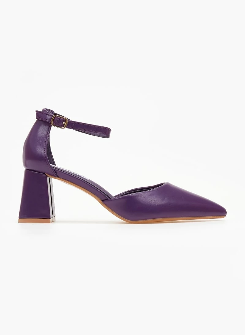 The Fashion Project Γόβες μυτερές με μπαρέτα - Μωβ - Image 2