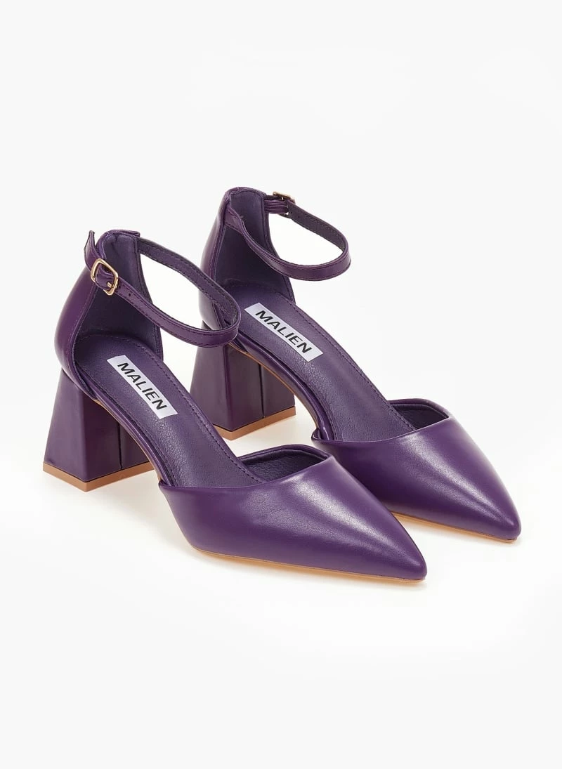 The Fashion Project Γόβες μυτερές με μπαρέτα - Μωβ - Image 3