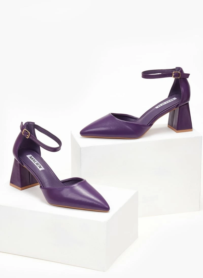 The Fashion Project Γόβες μυτερές με μπαρέτα - Μωβ - Image 6