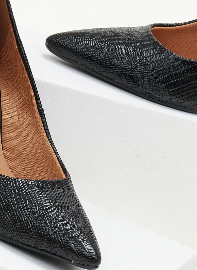 Γόβες μυτερές με Pattern VIZZANO 1184.1101 - Μαύρο - Image 5