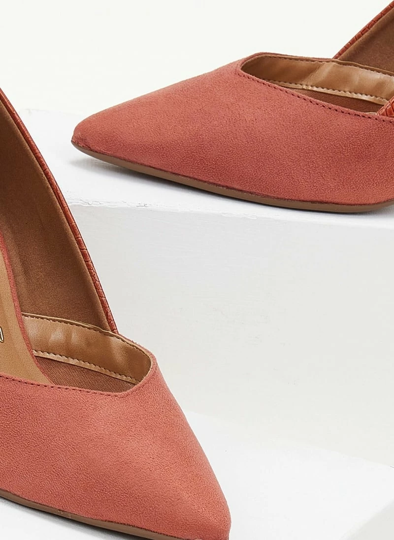 Γόβες μυτερές με Pattern VIZZANO 1344.104 - Κεραμιδί - Image 6