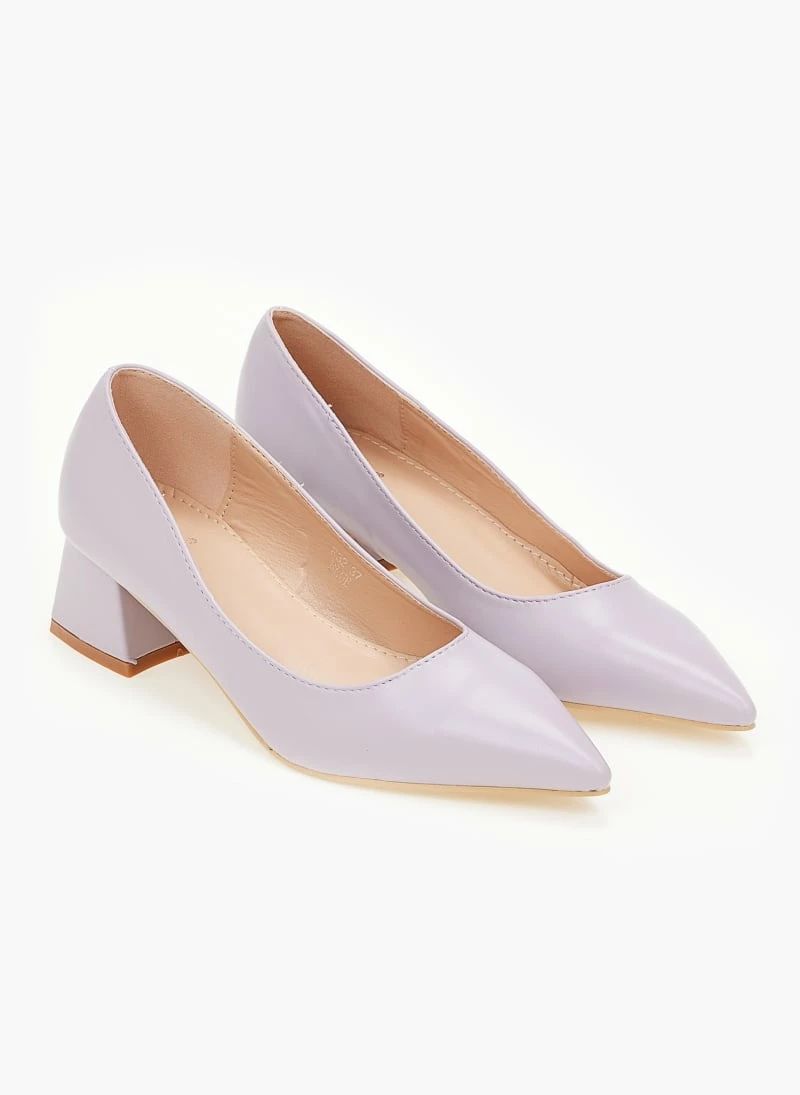 The Fashion Project Γόβες μυτερές με χαμηλό τακούνι - Λιλά - Image 5