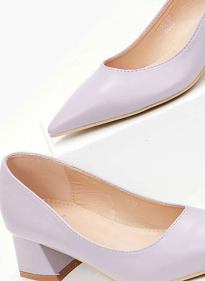 The Fashion Project Γόβες μυτερές με χαμηλό τακούνι - Λιλά - Image 3