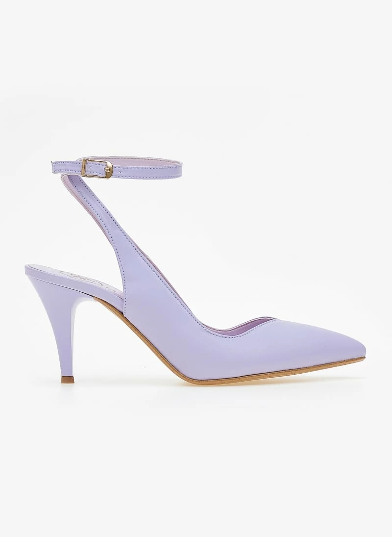 Γόβες μυτερές με λουράκι Tfp - Λιλά - Image 2