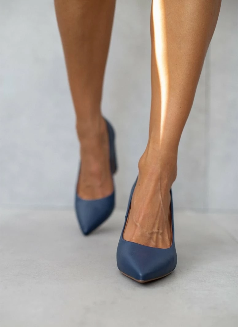 Γόβες μυτερές VIZZANO 1285.400 - Μπλε σκούρο