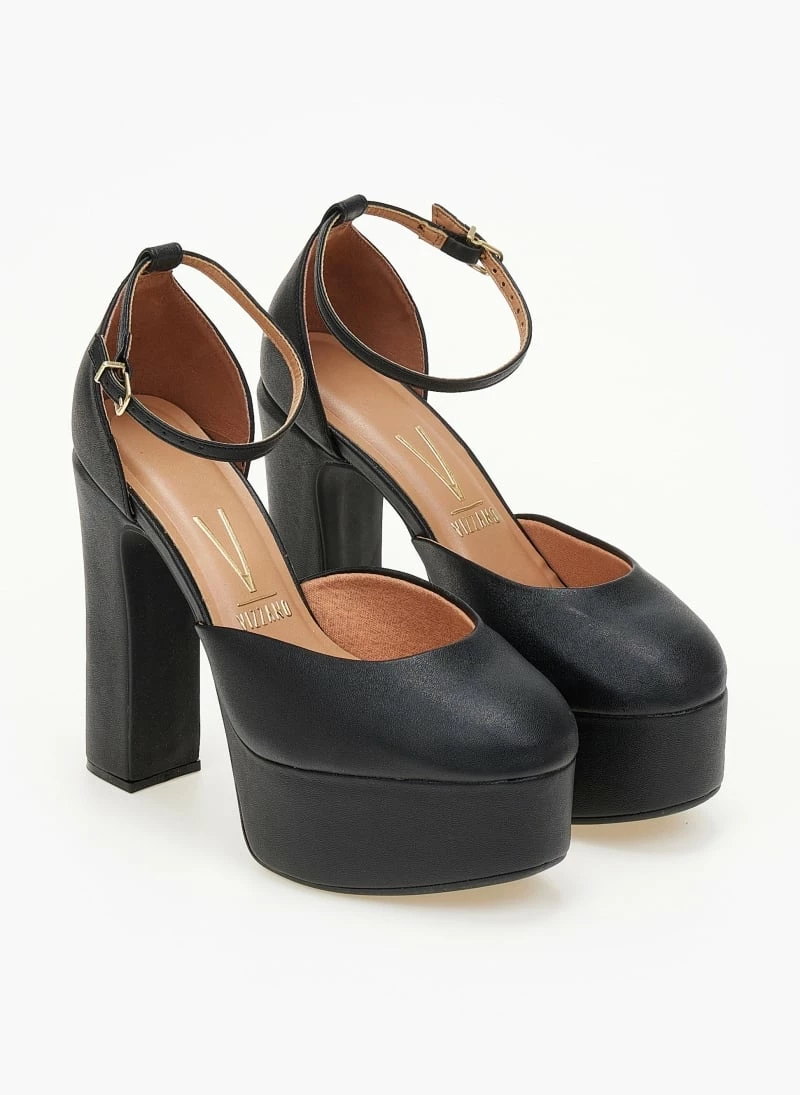 Γόβες με φιάπα και μπαρέτα VIZZANO 1400.101 - Μαύρο - Image 5