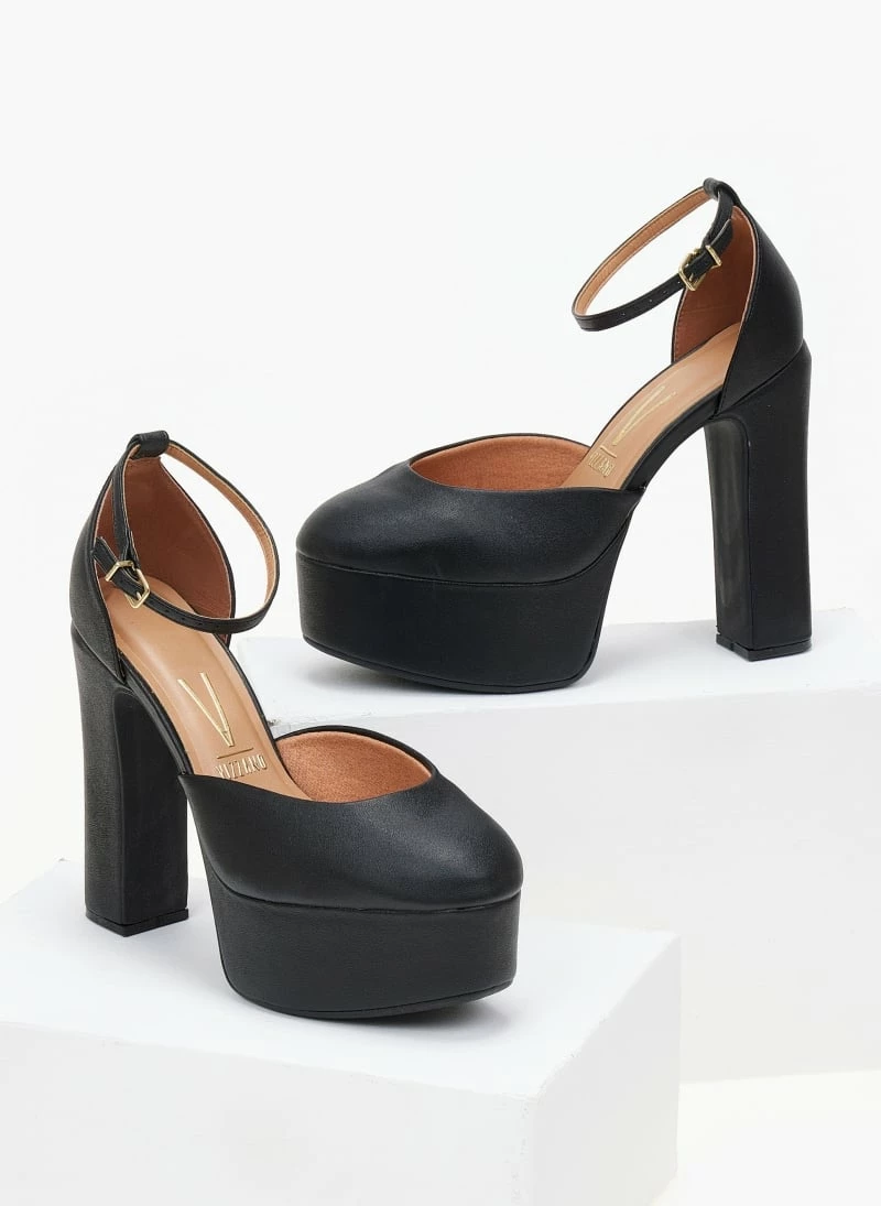 Γόβες με φιάπα και μπαρέτα VIZZANO 1400.101 - Μαύρο - Image 3