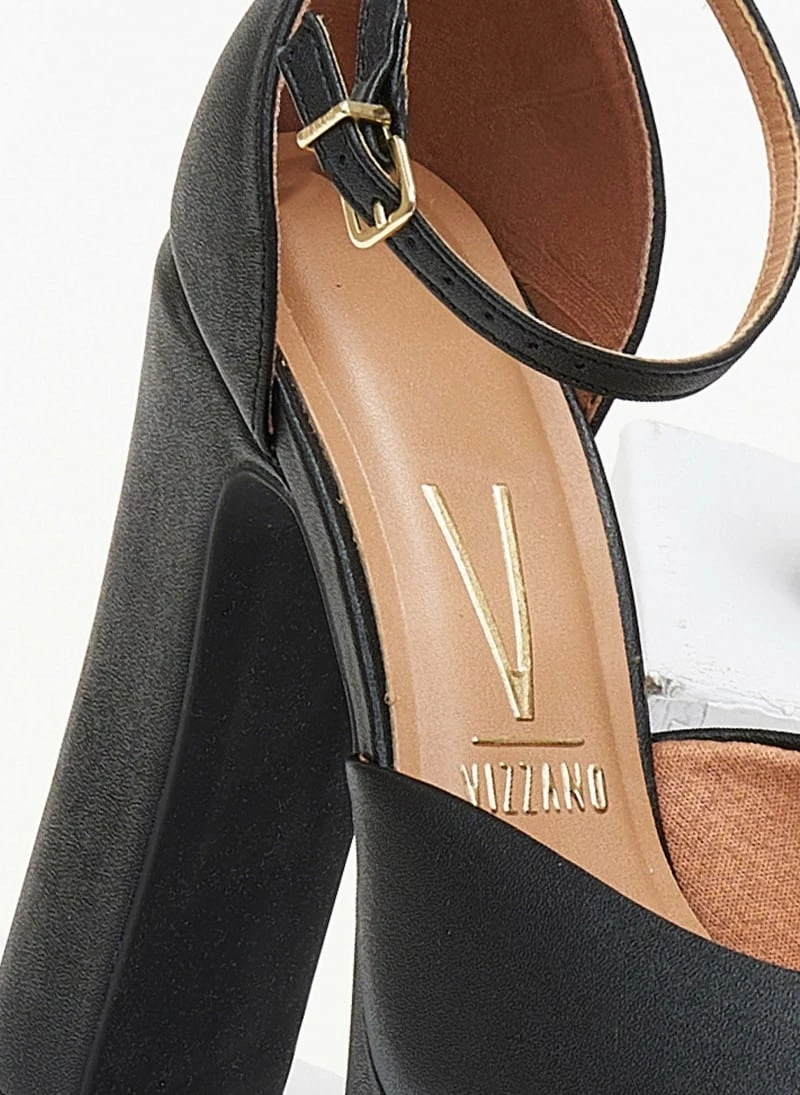 Γόβες με φιάπα και μπαρέτα VIZZANO 1400.101 - Μαύρο - Image 6