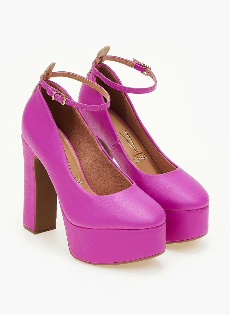 Γόβες με φιάπα ψηλή VIZZANO 1400.102 - Φούξια - Image 3