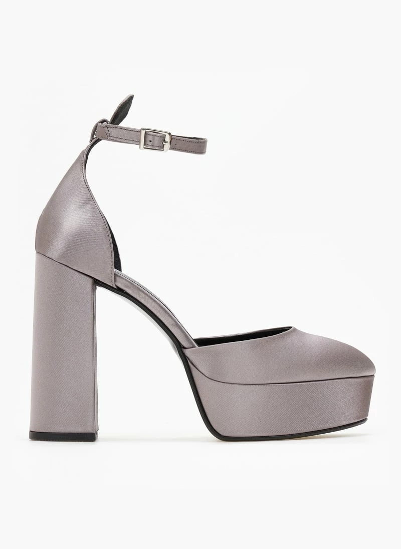 Γόβες σατέν με φιάπα Tfp - Ατσαλί - Image 2