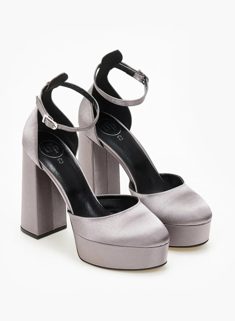 Γόβες σατέν με φιάπα Tfp - Ατσαλί - Image 6