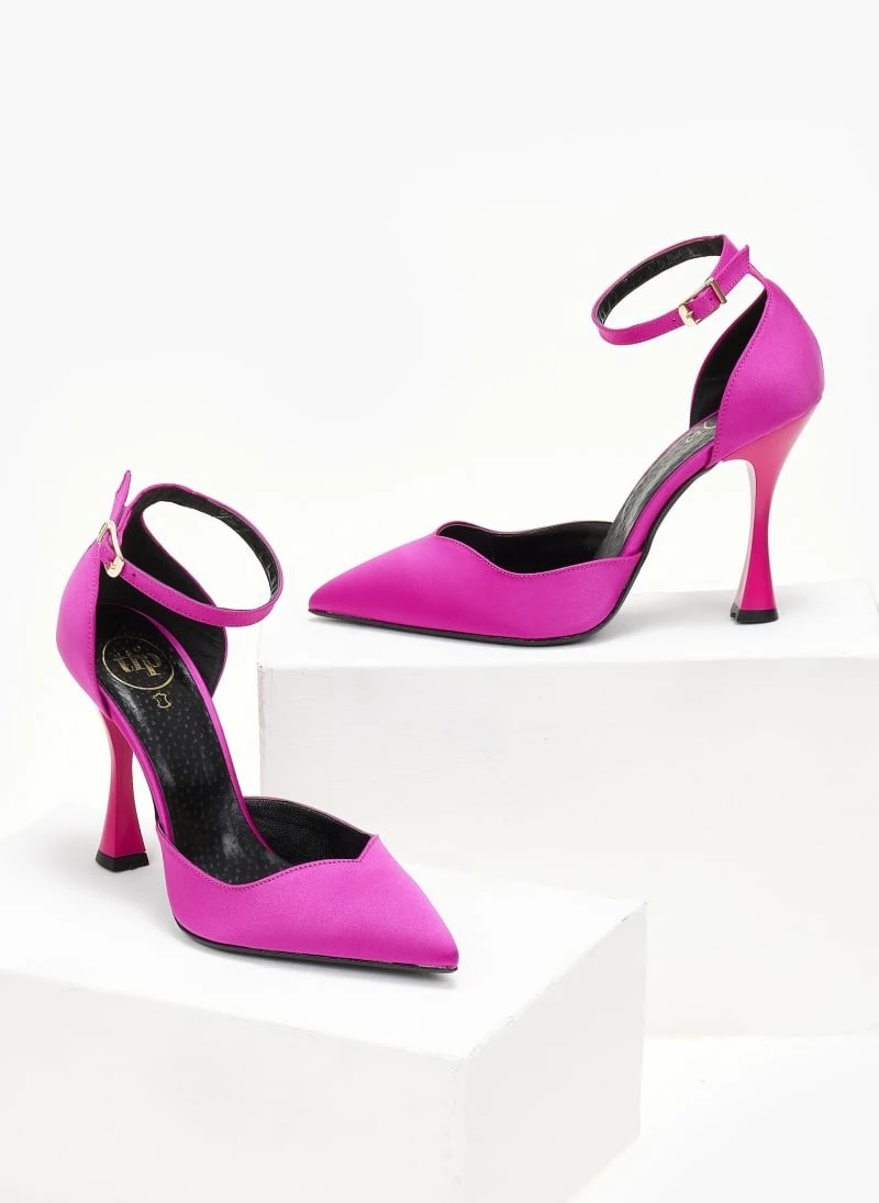 Γόβες σατέν με μπαρέτα Tfp - Magenta - Image 6