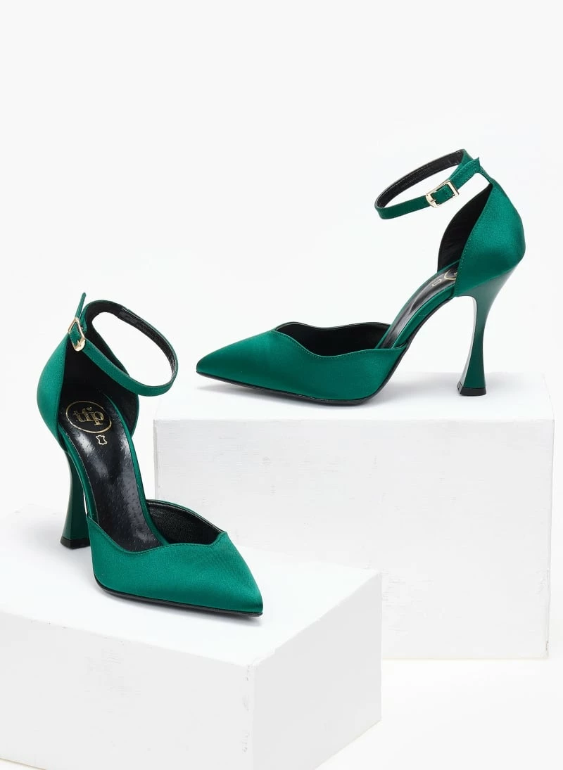 Γόβες σατέν με μπαρέτα Tfp - Κυπαρισσί - Image 6