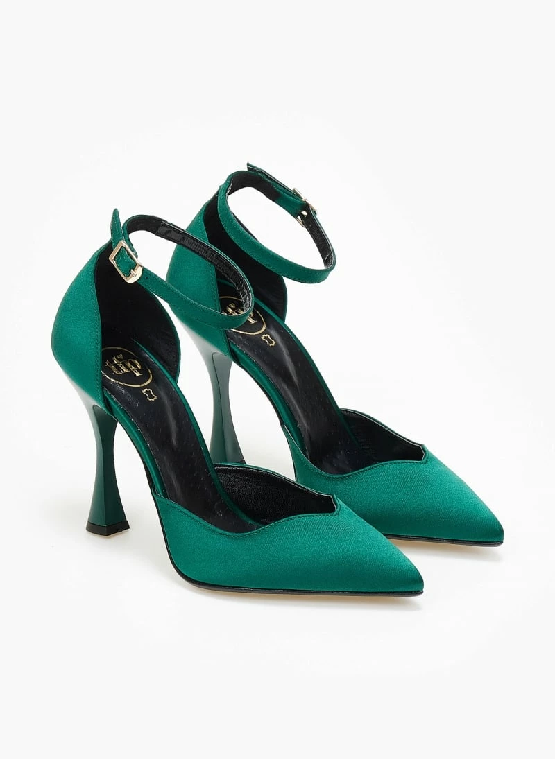 Γόβες σατέν με μπαρέτα Tfp - Κυπαρισσί - Image 4