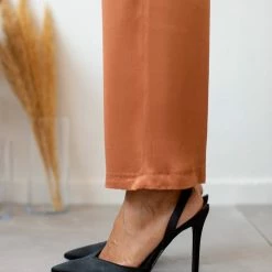 The Fashion Project Γόβες σατέν με λουράκι - Μαύρο