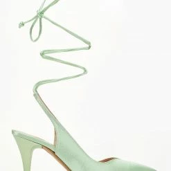 Γόβες σατέν με κορδόνια Tfp - Βεραμάν