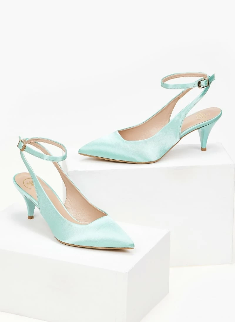 Γόβες σατέν με λουράκι Tfp - Βεραμάν - Image 2