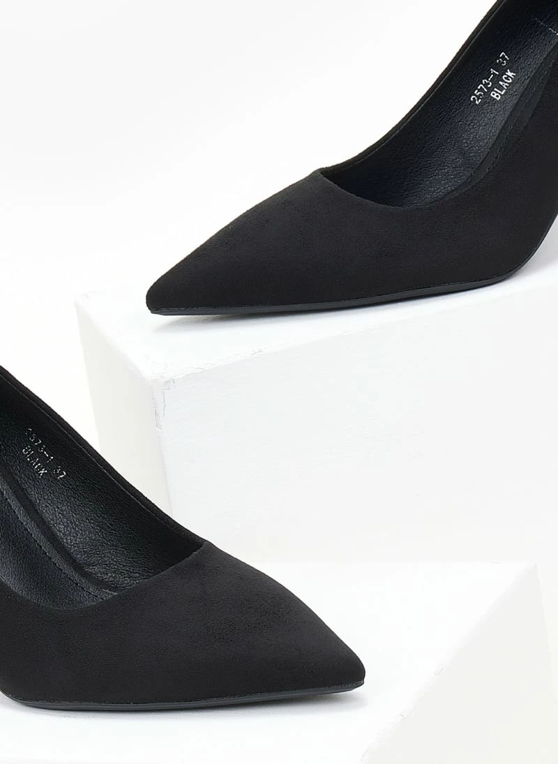 The Fashion Project Γόβες Suede με λεπτό τακούνι - Μαύρο - Image 6