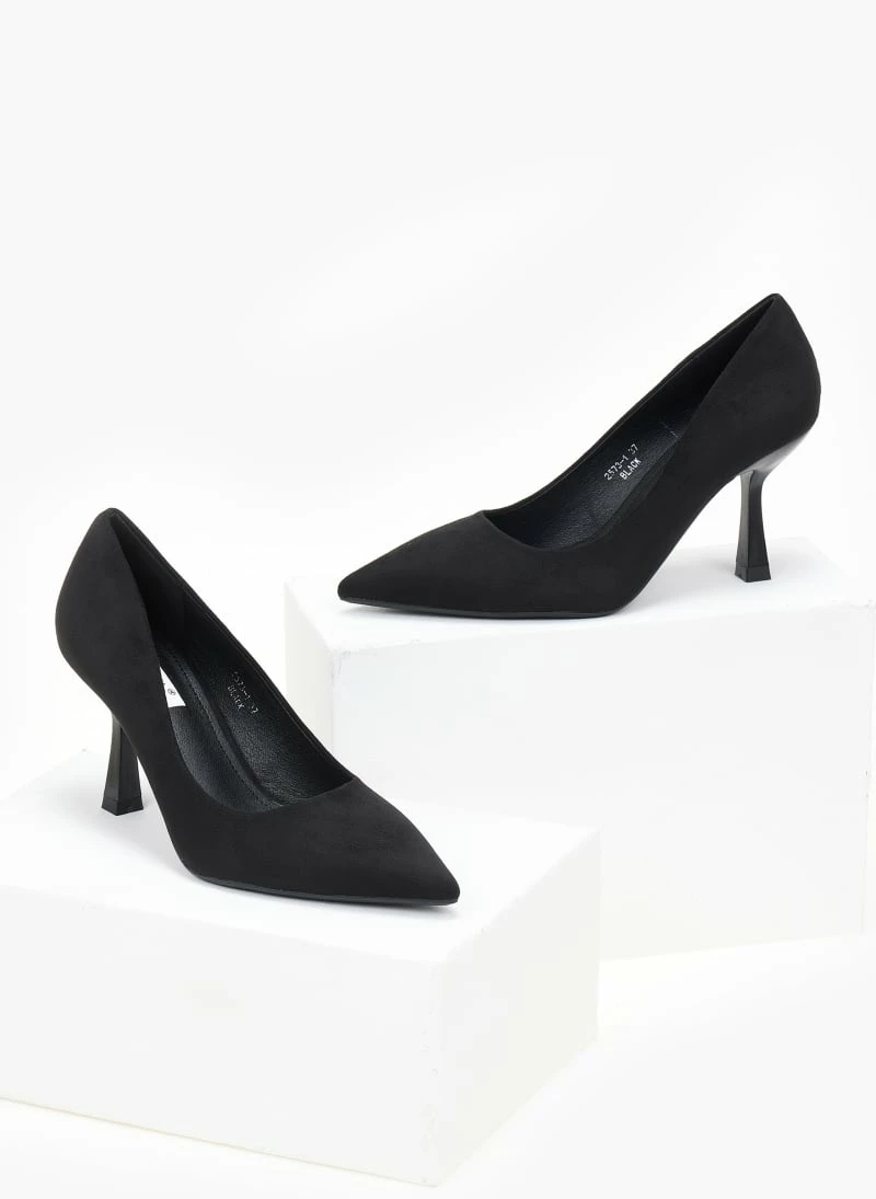 The Fashion Project Γόβες Suede με λεπτό τακούνι - Μαύρο - Image 5